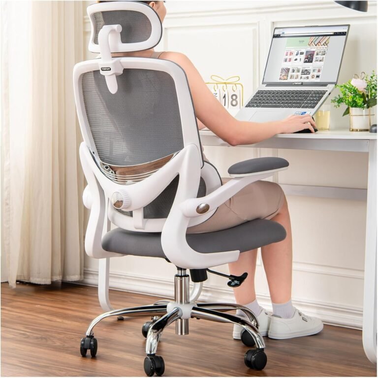 🔥 Ergonomic Office Chair – High Back Mesh Design