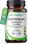 6-in-1 Cortisol Reducing Supplement for Stress Relief, Mood Support & Better Sleep – Ashwagandha, Magnesium, L-Theanine, Rhodiola & More