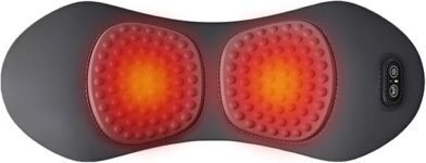2026 New 3 in 1 Back Massager, 135°Golden Curvature, Spinal Traction, Therapeutic Heat, and Vibration Massage, Therapeutic Heat Vibration, Relieves Sciatica, Acute Chronic Back Pain