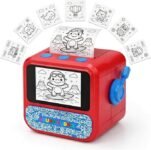 AI Voice Sticker Printer for Kids, Smart Inkless Thermal Sticker Box with HD Display, Mini Portable Bluetooth Label Maker Machine for DIY, School Notes & Journaling（80mm）