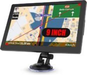 Sat Nav for Truck Car | 9 Inch 2026 UK & Europe Maps with Free Lifetime Updates | Voice Guidance, Speed Camera Alerts, Lane & Postcode Assist | Offline GPS Navigation, Easy to Use