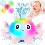 Jiosdo Octopus Baby Bath Light & Spray Toy for Toddlers
