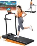 Walking Pad with 6% Incline, Max 6/12km/h Treadmill for Home Foldable, Raceable Under Desk Treadmill Max 136kg,159kg walking treadmill 2.5HP with Smart App Control, HIIT & MIIT Programs
