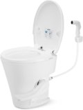 Kohree RV Toilet, 18.5″ Residential Height, Soft Close Seat & Cover, Powerful Gravity Flush, Dual-Action Foot Pedal, Ceramic Bowl for RV, Camper & Motorhome