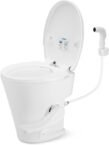 Kohree RV Toilet, 18.5″ Residential Height, Soft Close Seat & Cover, Powerful Gravity Flush, Dual-Action Foot Pedal, Ceramic Bowl for RV, Camper & Motorhome
