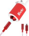 Magnetic 30W GaN Fast Charger USB-C PD3.0/PPS – Magnetic Cable Support for iPhone 17/16/15 Series, Galaxy S25/S24, iPad & MacBook Air (Red) – by 1°edo