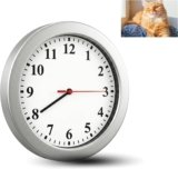 1080P Nanny Cam Hidden Spy Camera Wall Clock, HD Security Camera with Motion Detection & Loop Recording, Video-Only Indoor Camera for Home & Office, Local MicroSD Storage, No WiFi