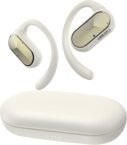 Oraolo Open Ear Headphones, Bluetooth 5.4 Wireless Earbuds with 16mm Drivers, Noise-Cancelling Mic, 32H Playtime, IPX5 Waterproof Sport Earphones, White