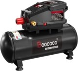 Gallon Portable Air Compressor, Compact Electric Air Compressor with High-Pressure Pump for Home, Garage, Workshop & DIY