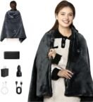 Cordless Heated Blanket with Hood
