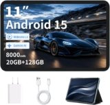 Tablet with Keyboard | Android 15 | 20GBRAM+128 Storage(