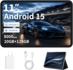 Tablet with Keyboard | Android 15 | 20GBRAM+128 Storage(