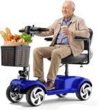 20 Miles 4 Wheel Mobility Scooter for Seniors and Adults, 330LBS Capacity