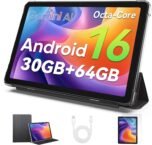 Android 16 Tablet 10 inch Tablets with Gemini AI, 30GB+64GB