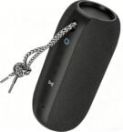 Oraolo S320 Bluetooth Speaker, 40W Portable Wireless Speaker with 360° Stereo Sound, IPX7 Waterproof, 32-Hour Playtime, True Wireless Speaker for Outdoor, Camping, Beach & Parties, Black