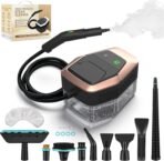Handheld Steam Cleaner – 1500W High-Pressure Steam Cleaning Machine with 15s Fast Heating, 1.8L Water Tank, Portable Steamer with 12 Accessories for Home, Kitchen & Car