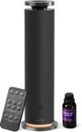 Waterless Essential Oil Diffuser Starter Kit – Fabric-Wrapped Design, Covers Up to 1000 Sq.Ft, 4.06 oz Aroma Diffuser with Remote Control & 1.01 oz Essential Oil Included – Perfect for Home, Office, Hotel, Yoga & Spa