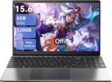 15.6″ AI Laptop with Office 365, 6GB RAM 128GB SSD, Win 11 Laptops