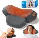Plug-in Neck Massager Pillow with Heat, Vibration