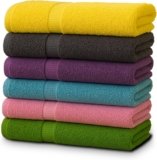 ZUPERIA 6-Pack Bath Towels – 30″ x 60″ – 100% Cotton Large Bath Towels