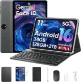 HNVHNV Android 16 Tablet 11 inch Tablets with Keyboard