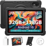 Tablet 10 Inch Android 16 Tablet, 32GB RAM 128GB ROM, 1TB Expansion, T7280 Octa-Core,