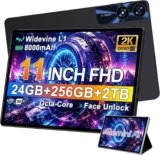2026 Tablet 11 Inch, 24GB+256GB+2TB, Android Tablet with 8000mAh,
