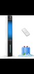 3-in-1 Evaporative Air Cooler, Portable Bladeless Tower Fan with Cold Air Cooling, 3 Modes & 3 Speeds, Remote Control, 12H Timer, 75° Oscillation for Home & Bedroom