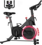 Superun Exercise Bikes for Home Use Spinning Bike with Adjustable Magnetic Resistance, Stationary Bike with LCD Display and APP, 136 kg Weight Capacity UK Stock Fast Door to Door Delive